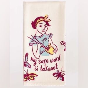 COPY - Blue Q - My Safe Word Is Takeout - Dish Towel